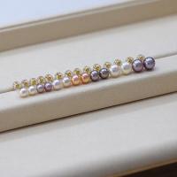Freshwater Pearl Stud Earring, Natural & 6 pieces & fashion jewelry & for woman, multi-colored, 5-10mm 