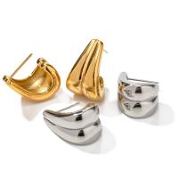 Stainless Steel Stud Earring, 304 Stainless Steel, Vacuum Ion Plating, fashion jewelry & for woman 
