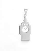 Stainless Steel Pendants, 304 Stainless Steel, Vacuum Ion Plating, fashion jewelry & DIY & hollow [