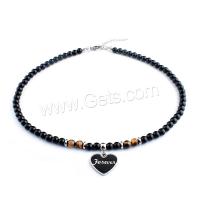 Gemstone Bracelets, with 304 Stainless Steel, with 1.97inch extender chain, fashion jewelry & Unisex Approx 17.72 Inch 