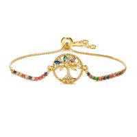 Cubic Zirconia Micro Pave Brass Bracelet, plated, fashion jewelry & micro pave cubic zirconia cm 