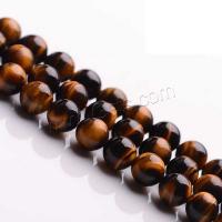 Tiger Eye Beads, Round, natural Approx 1mm Approx 15.5 Inch 