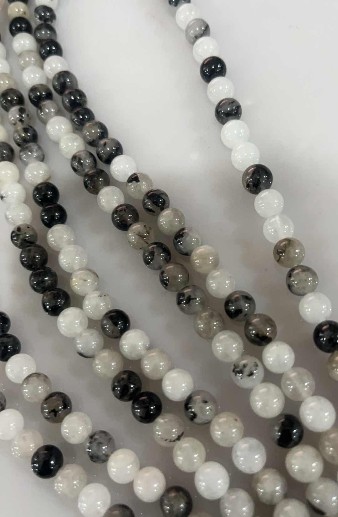 Perles Quartz rutile, Rond, naturel, normes différentes pour le choix, grade AAA, Trou:Environ 1mm, Longueur:Environ 15.5 pouce, Vendu par brin