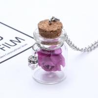 Rhinestone Zinc Alloy Necklace, with Glass, lightening & for woman & with rhinestone Approx 22.05 Inch [