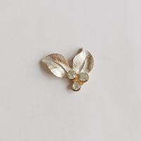 Hair Stick Findings, Zinc Alloy, gold color plated, DIY & with rhinestone 