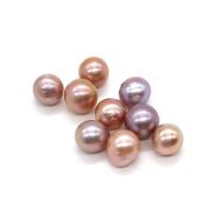 No Hole Cultured Freshwater Pearl Beads, Round, DIY 