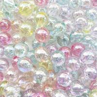 Perles acryliques plaquée, Acrylique, Rond, DIY & normes différentes pour le choix, plus de couleurs à choisir, Vendu par sac