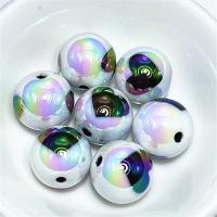 Perles acryliques plaquée, Acrylique, Rond, DIY, plus de couleurs à choisir, 16mm Vendu par sac[