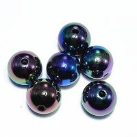 Perles acryliques plaquée, Acrylique, Rond, DIY, plus de couleurs à choisir, 16mm Vendu par sac