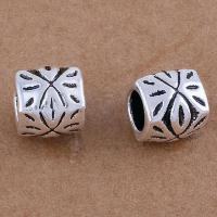 Zinc Alloy Large Hole Beads, antique silver color plated, vintage & DIY Approx 