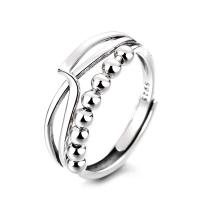 Sterling Silver Finger Ring, 925 Sterling Silver, Antique finish, fashion jewelry & for woman, 8mm 