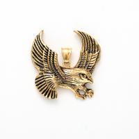 Stainless Steel Animal Pendants, 304 Stainless Steel, Eagle, plated, fashion jewelry & for man 