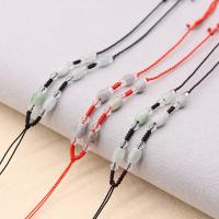 Necklace Cord, Polyamide, with Seedbead, handmade, Adjustable & Unisex Approx 22-33 cm [