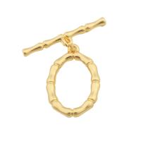 Brass Toggle Clasp, gold color plated, fashion jewelry & DIY & for woman, golden [