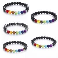 Gemstone Bracelets, fashion jewelry & Unisex Approx 7.09-7.48 Inch 
