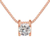 Harz Messing Halskette, plattiert, Kastenkette & für Frau & mit Strass, keine, 8mm, Länge:ca. 17.9 ZollInch, verkauft von PC