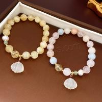 Gemstone Pearl Bracelets, Freshwater Pearl, with Jade, fashion jewelry & for woman Approx 18 cm [