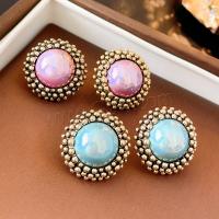 Brass Stud Earring, fashion jewelry & for woman [