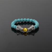 Gemstone Bracelets, with 304 Stainless Steel, fashion jewelry & Unisex Approx 7.09-7.48 Inch 