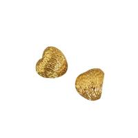 Brass Stud Earring, Heart, gold color plated, fashion jewelry & for woman, 20mm [