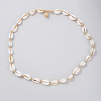 Shell Jewelry Sets, with Linen, fashion jewelry & for woman, white, Inner Approx 70mm Approx 68 cm 