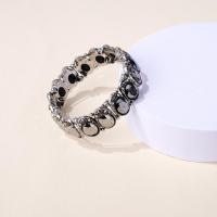 Acrylic Zinc Alloy Bracelets, with Acrylic, fashion jewelry & for woman, 15mm, Inner Approx 50mm [