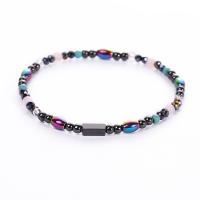 Fashion Jewelry Anklet, Magnet, with turquoise, for woman Approx 8.66 Inch 