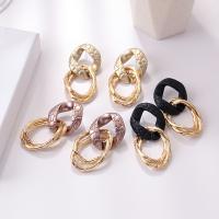 Acrylic Drop Earring, Zinc Alloy, with Acrylic, gold color plated, fashion jewelry & for woman [