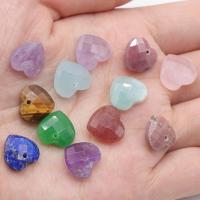 Gemstone ювелирные изделия Кулон, Полудрагоценный камень, Сердце, DIY & различные материалы для выбора, Много цветов для выбора продается PC