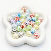 Acryl Schmuck Perlen, rund, Einbrennlack, DIY, keine, 16mm, Bohrung:ca. 2mm, 10PCs/Tasche, verkauft von Tasche[