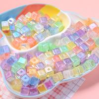 Miracle Acryl Perlen, Quadrat, DIY, keine, 14mm, 10PCs/Tasche, verkauft von Tasche[