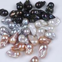 Naturel d'eau douce perles, perle d'eau douce cultivée, bijoux de mode & DIY, plus de couleurs à choisir, 16-19mm, Vendu par PC[