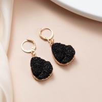 Resin Zinc Alloy Earring, with Zinc Alloy, handmade, fashion jewelry & for woman [