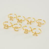 Rhinestone Stainless Steel Finger Ring, 304 Stainless Steel, Vacuum Ion Plating & for woman & with rhinestone, golden [