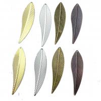 Iron Costume Accessories, Leaf, plated, DIY 73mm 
