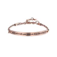Titanium Steel Bracelet & Bangle, fashion jewelry & for woman Approx 15 cm [