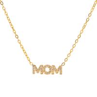 Stainless Steel Jewelry Necklace, 304 Stainless Steel, with 2.17inch extender chain, 18K gold plated, fashion jewelry & for woman & with rhinestone, golden, 9.1mm Approx 15.94 Inch 