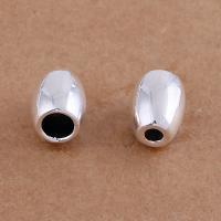 Zinc Alloy Large Hole Beads, barrel, antique silver color plated, DIY Approx [
