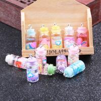 Стеклянный подвеска, с канифоль, Бутылка, DIY, Много цветов для выбора продается PC