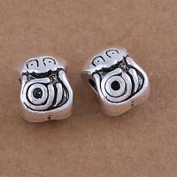 Zinc Alloy Spacer Beads, antique silver color plated, vintage & DIY Approx [