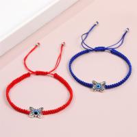 Evil Eye Jewelry Bracelet, Zinc Alloy, handmade, fashion jewelry & for woman Approx 18-24 cm 