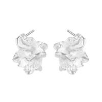 Sterling Silver Stud Earring, 925 Sterling Silver, plated, fashion jewelry & for woman [