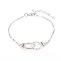 Fashion Zinc Alloy Bracelets, with 7cm extender chain, plated, fashion jewelry & Unisex Approx 16 cm [