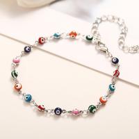 Zinc Alloy Anklet, with 7cm extender chain, fashion jewelry & for woman Approx 18 cm 