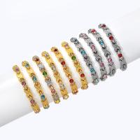 Bracelets titane magnétique, alliage de zinc, avec Aimant, Placage, bijoux de mode & pour femme & avec strass, plus de couleurs à choisir cm, Vendu par PC