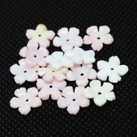 Natural Freshwater Shell Beads, Queen Conch Shell, Flower, Carved, DIY mixed colors 