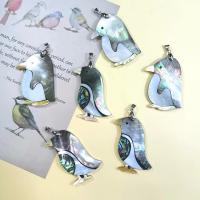 Zinc Alloy Shell Pendants, Penguin, DIY [
