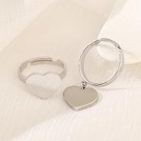 Stainless Steel Finger Ring, 304 Stainless Steel, fashion jewelry & for woman, original color [