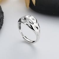 Sterling Silver Finger Ring, 925 Sterling Silver, Antique finish, fashion jewelry & Unisex, 11mm 