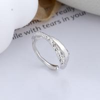 Sterling Silver Finger Ring, 925 Sterling Silver, fashion jewelry & for woman, 8mm 